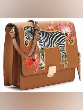 Aldo Plum Springs Crossbody Zebra Bag
